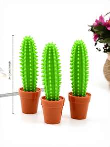 MINKOJA Kaktusformad kulspetspenna söt brevpapper nyhet skrivpenna slät bläck infällbar kawaii skrivbordstillbehör skolmaterial kontorsmaterial tillbaka till skolan nödvändigheter present till tonåringar flickor pojkar växttema bärbart skrivverktyg daglig användning klassrum hem bedårande rolig funktionell snygg lätt - Grön - Visa 3