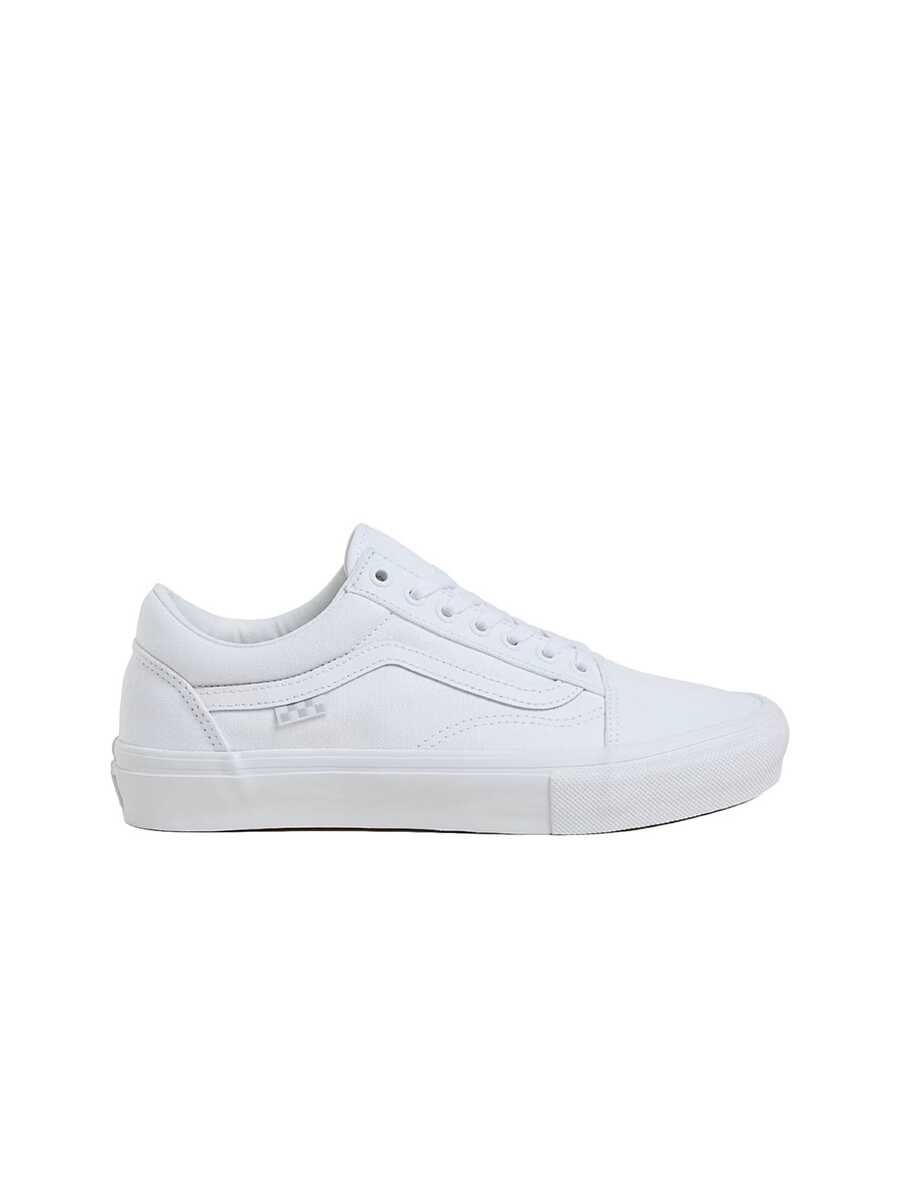 Vans Skate Old Skool Shoe True White VEDNW00 - 白色 - 查看 1