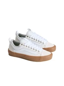 Vans Skate Old Skool 36+ Gum Shoe White VD5R9DH - White - View 4