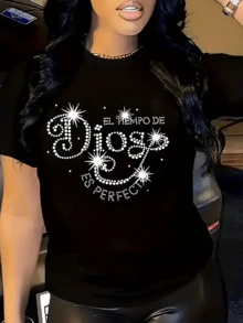 camisetas blusas para dama casuales elegantes premium playeras disfracessudaderas para mujer camisetas de mujer liso playera disfraces de mujer niñadisfraz disfraces de mujer blusas elegantes dama she in rosie elegant pijamasmujeres pijama mujer pijamas para parejas blusas para mujer - Negro - Ver 1