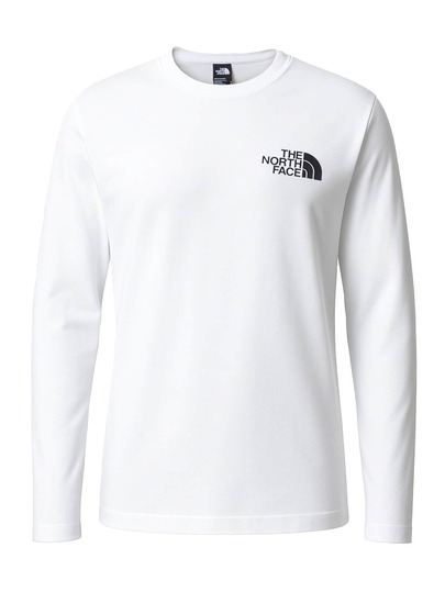 The North Face Simple Dome Men's Long Sleeve Shirt White