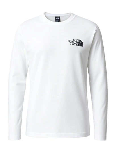 The North Face Simple Dome Men's Long Sleeve Shirt White