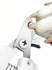 Professional Pet Nail Clippers For Small Dogs Cats Guard Trimmer With Quick Sharp Stainless Steel Blade Non Slip Grip Ergonomic Handle Painless Pet Grooming Kit - Blue - View 5