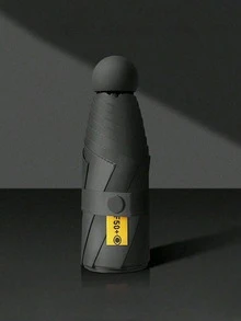 Ombrello parasole capsulare per donna, con protezione UV, ombrello reversibile due in uno, mini, ultraleggero e compatto, portatile per scuola, ufficio, casa, viaggio, forniture per il ritorno a scuola, San Valentino, matrimonio, compleanno