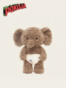 POKOJA LAND 35厘米害羞小象卡通毛绒玩具，可爱的毛绒小象，适合作为儿童礼物、情人节礼物、生日礼物、圣诞节装饰、家居装饰和节日礼物。春夏皆宜。 - 彩色 - 查看 10