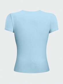Women T-Shirts - Blue - View 2