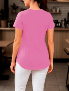 Women Blouses - Rosa Claro - View 2
