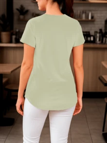 Women Blouses - Pistache - View 2