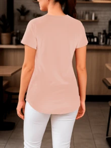 Women Blouses - Melon - View 2