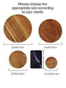 天然相思木圆盘，手工水果盘，日式寿司蛋糕甜点盘，木制餐具，厨房，圣诞礼物