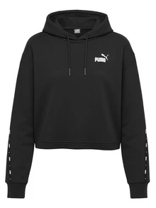 Puma Essential Tape Women Hoodie Black - Black - View 1
