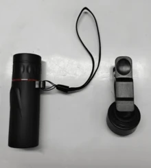 Teckwe This Mini Portable Monocular Binocular Is Lightweight, Portable, Waterproof, And Features Clear Optical Lenses, Making It Ideal For Camping, Birdwatching, Outdoor Adventures, And Travel. It Has A Non-Slip Grip For A Comfortable Feel And Is Durable - black - View 8
