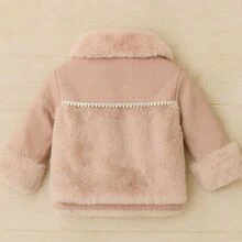 Tween Girls Extended Size Jackets - Baby Pink - View 2