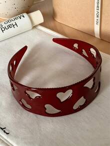 Joivida 甜美酷炫镂空红色宽发箍 韩版小众复古高端蓬松发饰 - 彩色 - 查看 14