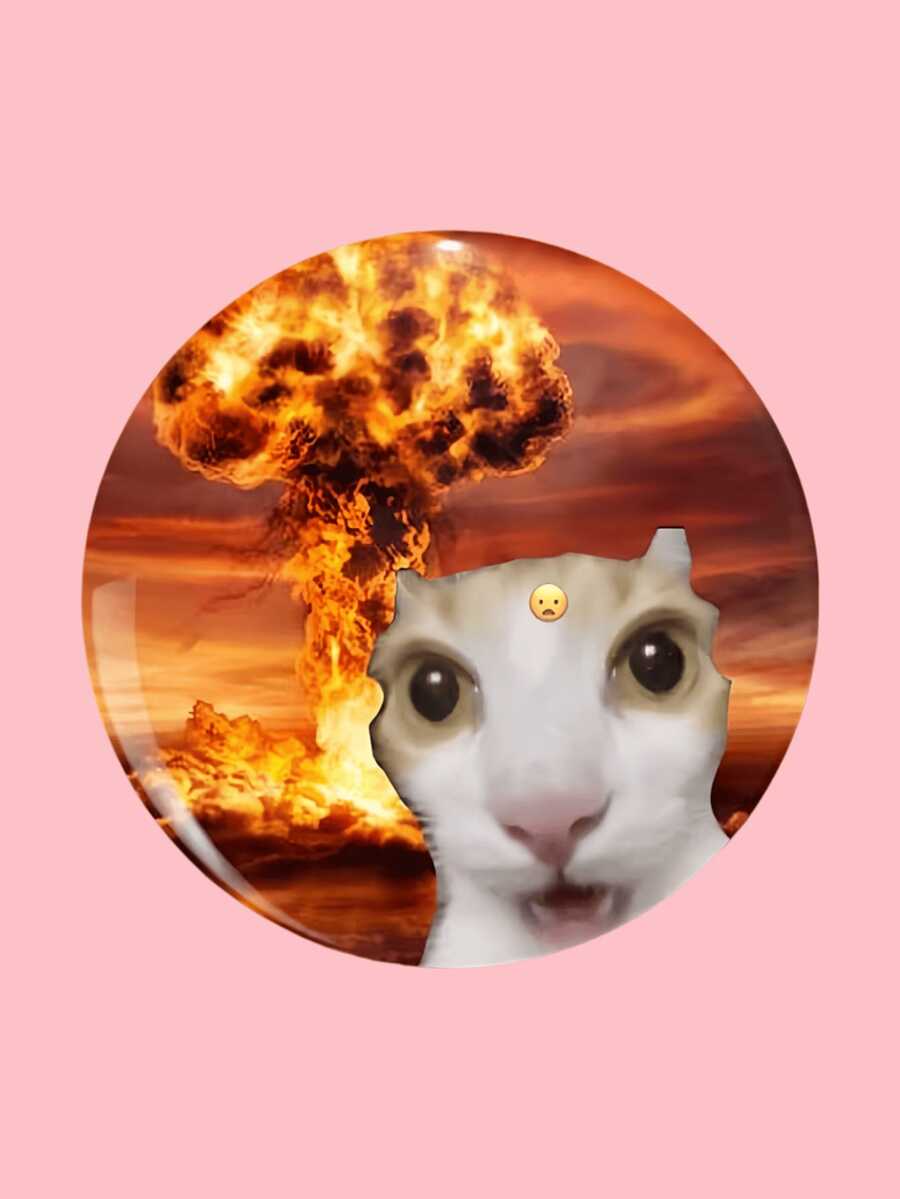 Joivida Cute Funny Cat Face Brooch 1PC 3PC 5PC Set 2D Flat Design Vibrant Colorful Illustration Lightweight Plastic Alloy Unique Party Artwork Perfect Gift For Cat Lovers Friends Classmates Colleagues Fashion Lapel Pin Bag Hat Clothing Decoration Kawaii Cartoon Animal Pin Niche Accessories Daily Wear Holiday Gift - Multicolor - View 1