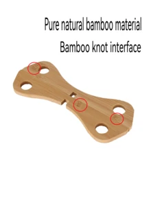 2PCS, Bamboo Insulation Pad Cross Shaped Pot Stand Heat Resistant Bowl Dish Mat Pot Trivet - Multicolor - View 6