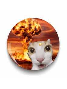 Joivida Cute Funny Cat Face Brooch 1PC 3PC 5PC Set 2D Flat Design Vibrant Colorful Illustration Lightweight Plastic Alloy Unique Party Artwork Perfect Gift For Cat Lovers Friends Classmates Colleagues Fashion Lapel Pin Bag Hat Clothing Decoration Kawaii Cartoon Animal Pin Niche Accessories Daily Wear Holiday Gift - Multicolor - View 7