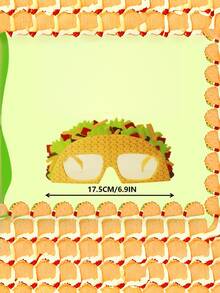 Joivida Sandwich Toy Glasses New Creative Party Photo Props Festival Dance Costume Glasses Funny Novelty Dress Up Accessories For Halloween Christmas Birthday Carnival Cosplay Selfie Photo Booth Props Party Supplies Eye Wear Adults Kids Festive Celebrations Cute Funky Party Favors Unique Photo Shooting Props Holiday Decorations - Multicolor - View 3