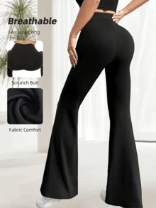 Women Sports Pants - Black - View 2