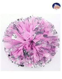 2 Pieces Football/Basketball Cheerleading Pom-Poms & Metal Bracelet Series, Sports Team Event & Dance Performance Props, Square Dance & Game Props, Dance & Fan Cheerleading Props, For Outdoor Sports Team Performance Pom-Poms - Multicolor - View 21