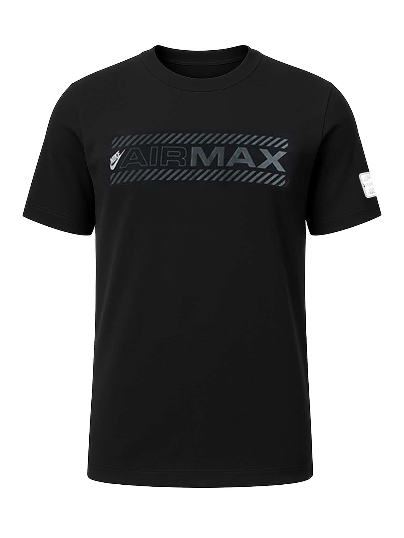 Nike Air Max Men's T-shirts Black - Czarne - Zobacz 1