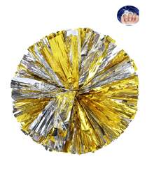 2 Pieces Football/Basketball Cheerleading Pom-Poms & Metal Bracelet Series, Sports Team Event & Dance Performance Props, Square Dance & Game Props, Dance & Fan Cheerleading Props, For Outdoor Sports Team Performance Pom-Poms - Multicolor - View 17