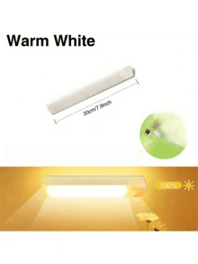 1Pc 10CM/20CM/30CM/50CM Under Cabinet Light, Wireless Motion Sensor LED Light Bar, LED Long Sense Light, Rechargeable Magnetic Night Light, For Corridor Kitchen Cabinet Stairs Hallway Wardrobe Home Room Decoration - Multicolor - View 18