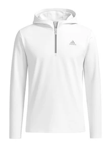 Adidas Men's 1/4 Zip Hoodie White - White - View 1