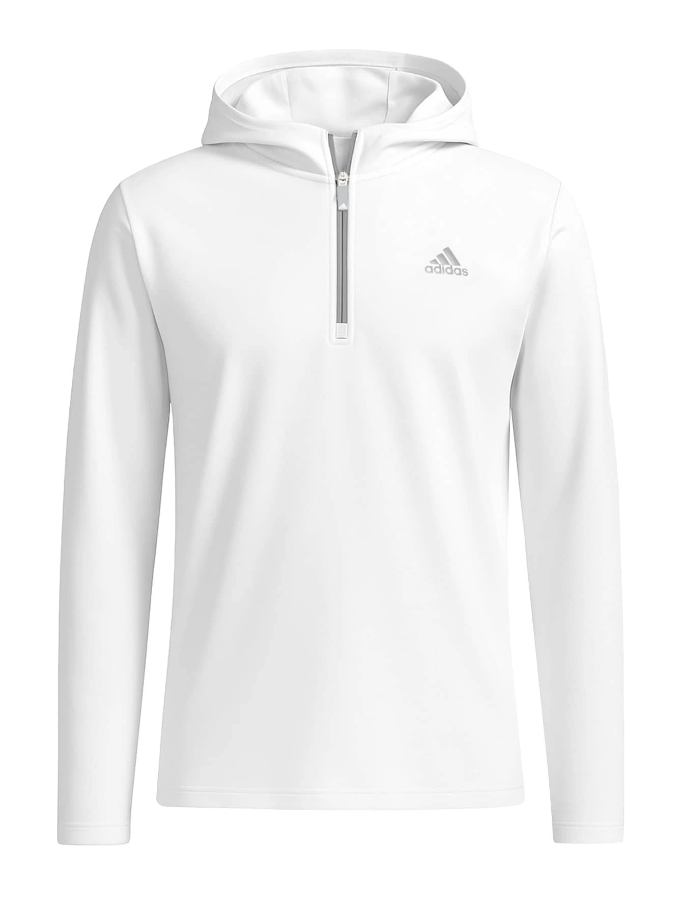 Adidas Men's 1/4 Zip Hoodie White - White - View 1