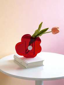 Joivida 现代简约炫彩亚克力花瓶，时尚设计师款，适用于客厅、餐桌插花 - 彩色 - 查看 9