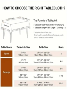 1pc Bohemian Style Tablecloth, Khaki Striped Patchwork, Rectangular With Tassels, Suitable For Kitchen, Dining Room, Living Room, Restaurants, Parties, Weddings, Farmhouse Decor, All Seasons - Khaki - View 5