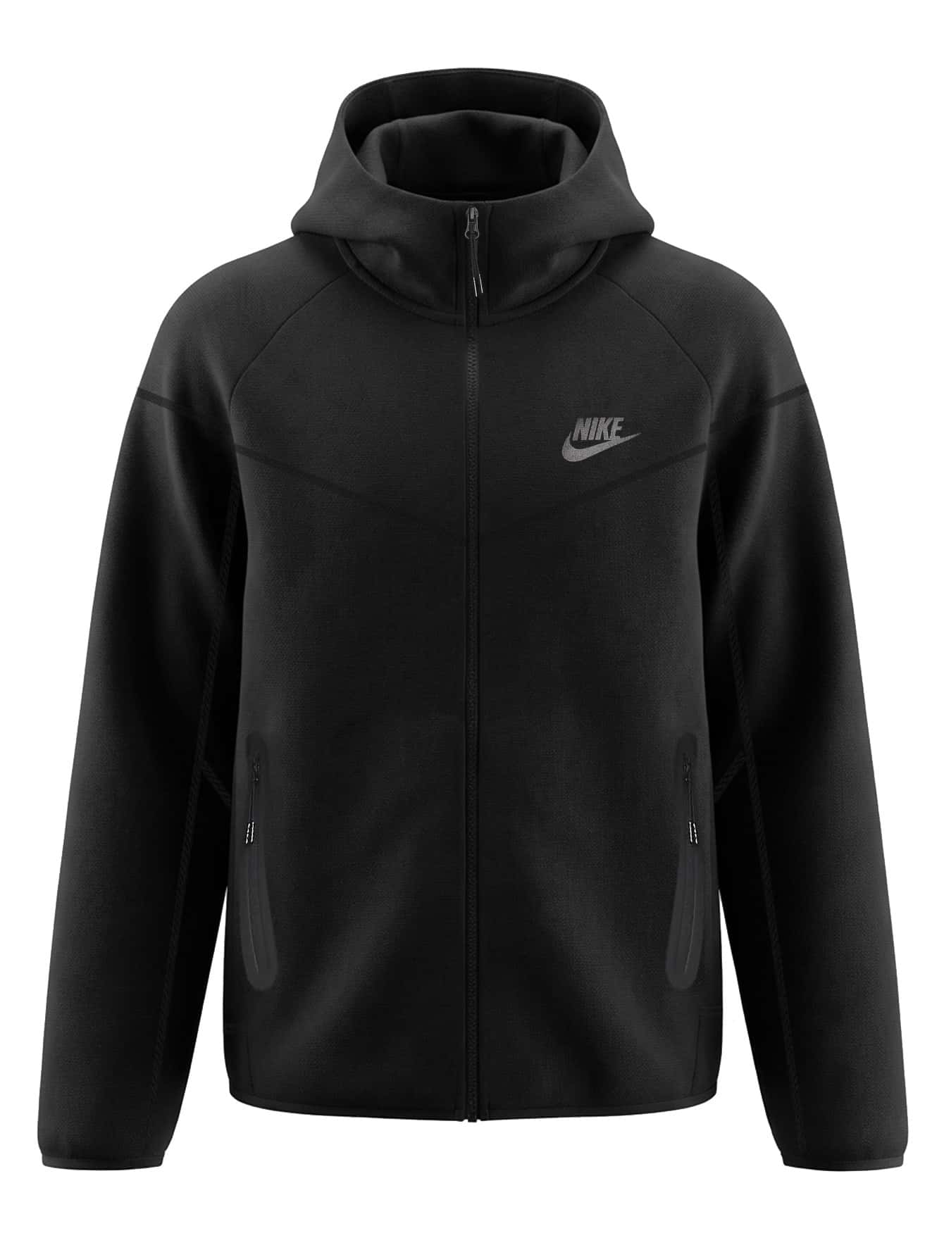 Nike Sportswear Tech Men's Full Zip Hoodie Black - Black - View 1
