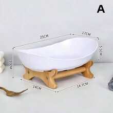 Multi-Layer Bamboo Fruit & Snack Tray, Creative Fruit Basket Holder For Home Christmas Gift - Multicolor - View 5