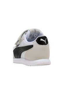 Puma R78 Lightwind V Kids Sneaker White / Black 403708 - White Black - View 3