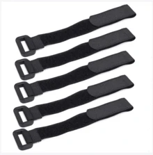 10 Pieces Reusable Self-Locking Nylon Cable Ties, Durable Functional Cable Ties, Cable Ties - Black - View 5
