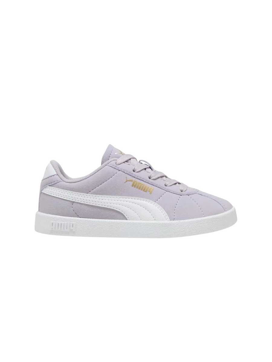Puma Club II PS Kids Sneaker Purple 398887 - Lilac White - View 1