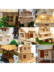 10根30厘米/11.81英寸DIY模型建筑竹条 - 天然色彩 - 查看 11