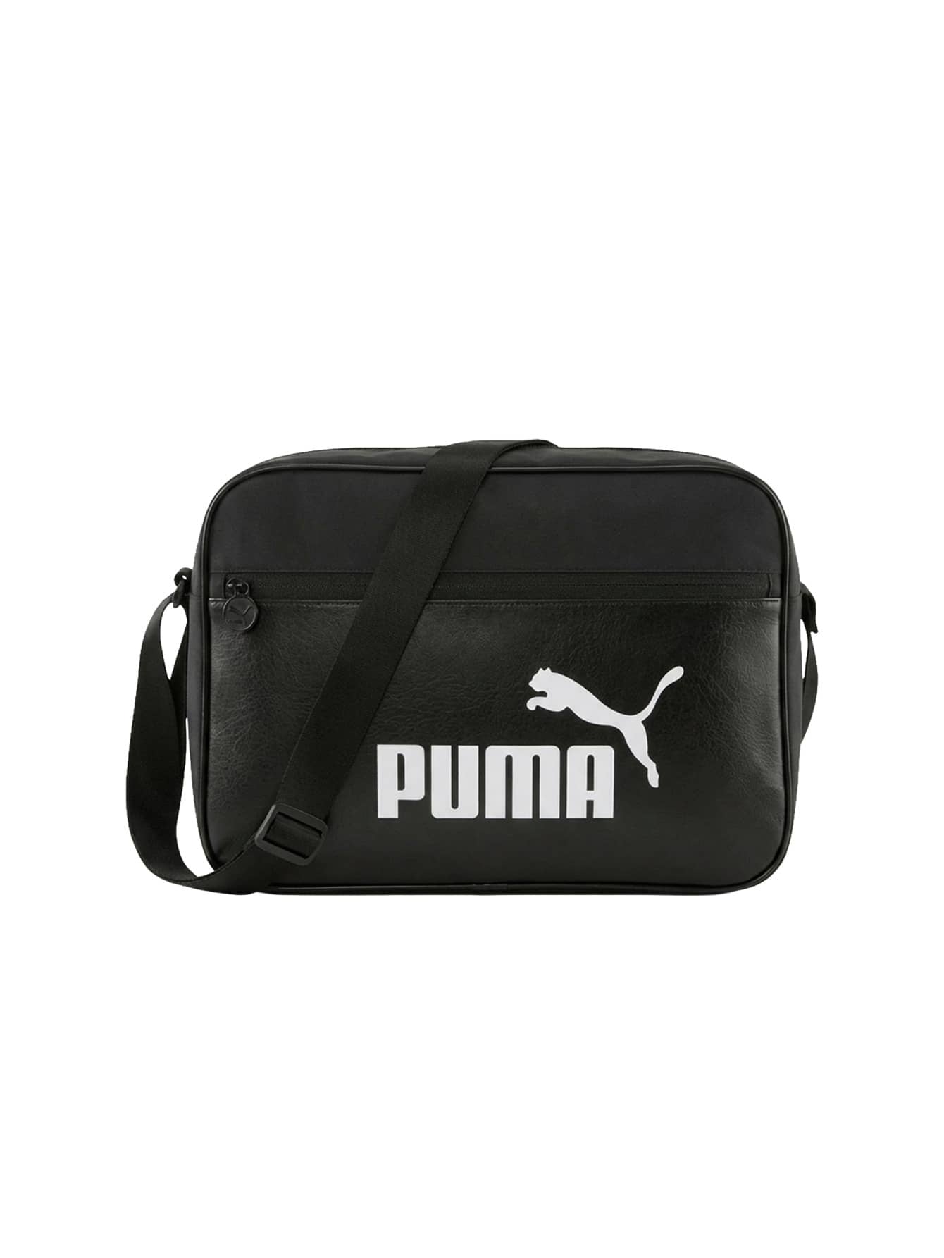 Puma Campus Unisex Reporter Bag Medium Black - Black - View 1
