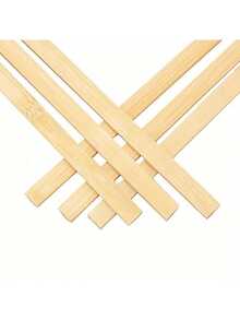 10根30厘米/11.81英寸DIY模型建筑竹条 - 天然色彩 - 查看 6