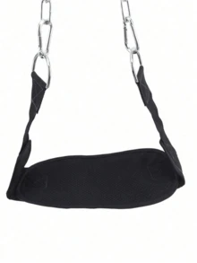 1条加厚举重腰带，带链条，适用于引体向上、反握引体向上、壶铃、杠铃、健身、健美训练，健身房腰带及健身配件 - 彩色 - 查看 1