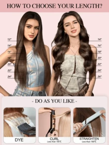 9AM Hair 20 件直发胶带 100% 真人发片接发 14-24 英寸 50 克/包 适用于沙龙 天然高品质真人发丝滑无缝隐形 PU 胶带接发 - S2 - 查看 11