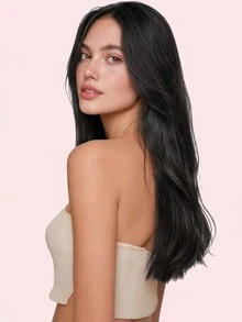 9AM Hair 20 件直发胶带 100% 真人发片接发 14-24 英寸 50 克/包 适用于沙龙 天然高品质真人发丝滑无缝隐形 PU 胶带接发 - S1 - 查看 4