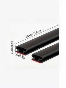 1pc Anti-Wind & Soundproof Self-Adhesive Weather Stripping For Security Door,Stickers,Wall Decal, Vinyl Decal For Home Decorations,Spring Decoration Items Refresh Your Home,Rama Decoration Stickers,Door Sealing Strip - Multicolor - View 13