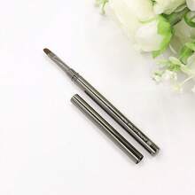 2支装凝胶美甲刷凝胶指甲油彩绘笔 - 巧克力棕 - 查看 7