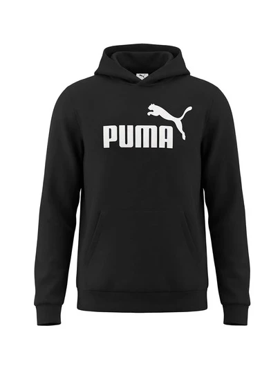 Puma Essentials No. 1 Logo Boys Hoodie Black