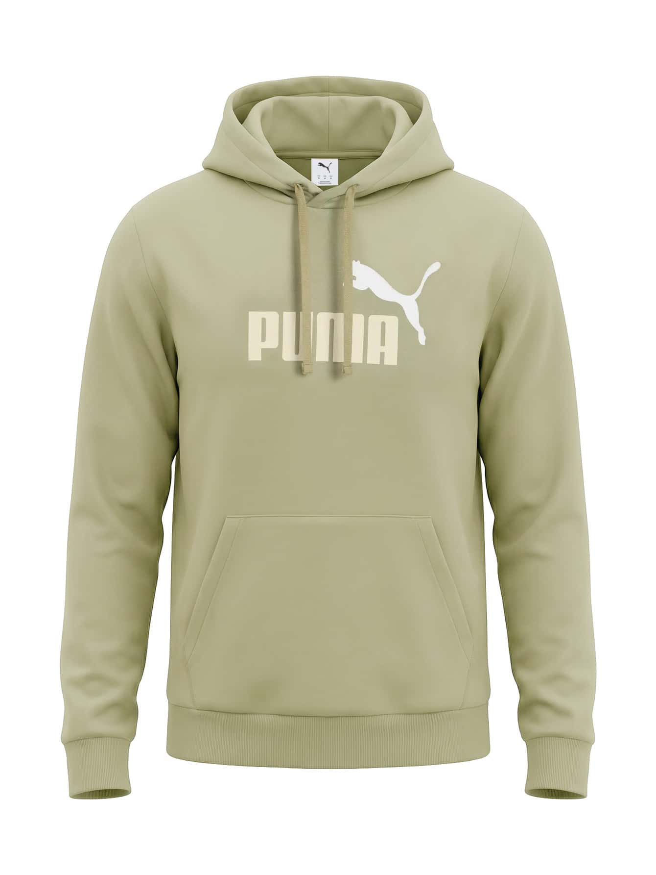 Puma Essentials 2 Colour No. 1 Logo Men Hoodie Green - 綠色 - 查看 1