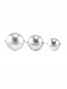 6PCS, Bath Bullet Mold, Soap, Soap, Bath Ball Mold, Molding Mold, Reusable - Silver - View 7