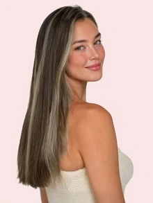 9AM Hair 20 CÁI Băng Dính Thẳng Trong 100% Tóc Người Nối Dài 14-24 inch 50G/Gói Cho Salon Tóc Người Remy Thật Chất Lượng Cao Tự Nhiên Băng Dính PU Vô Hình Liền Mạch Mềm Mượt - S4/26/4 - Xem 3