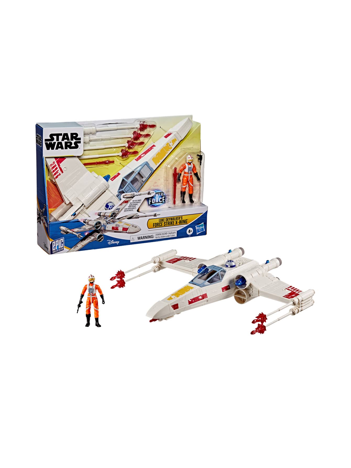 Hasbro Star Wars Epic World Of Action Luke Skywalker's Force Strike X-Wing Vehicle G07685X0 - Multicolor - View 1