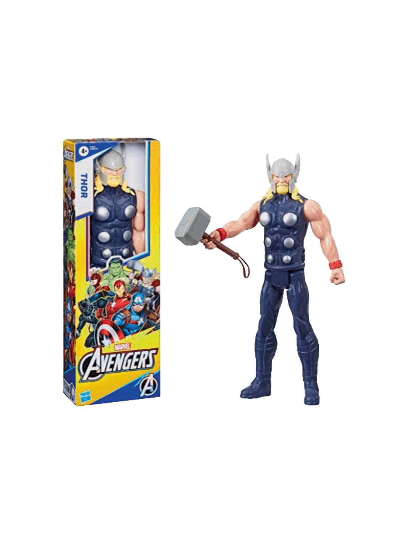 Hasbro Marvel Avengers Titan Hero Series Thor Action Figure E78795X0 - Multicolor - View 1